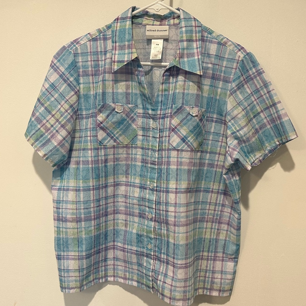 Alfred Dunner, Like New, PM, short sleeve blouse